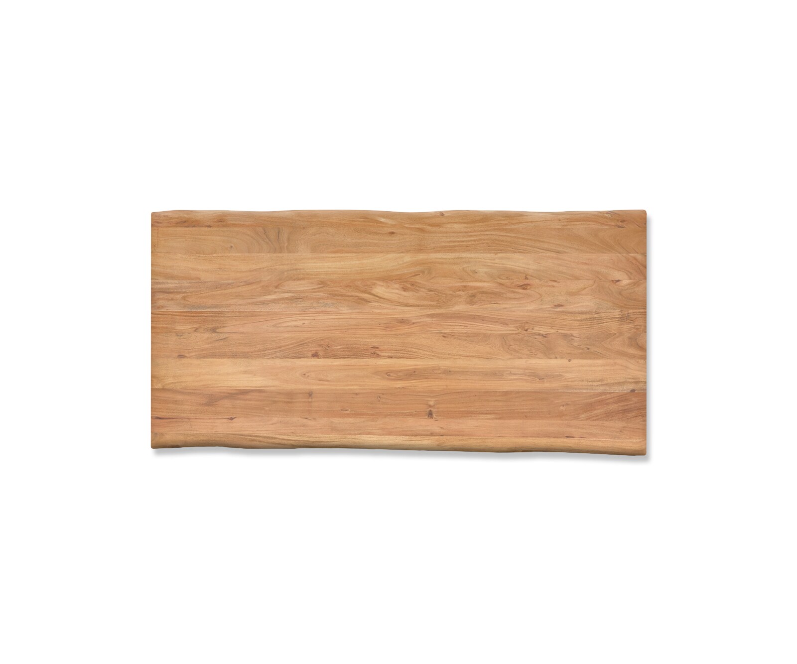 Stół do jadalni Edge 200x100 XL akacja naturalna rama Spider stal nierdzewna live-edge 4