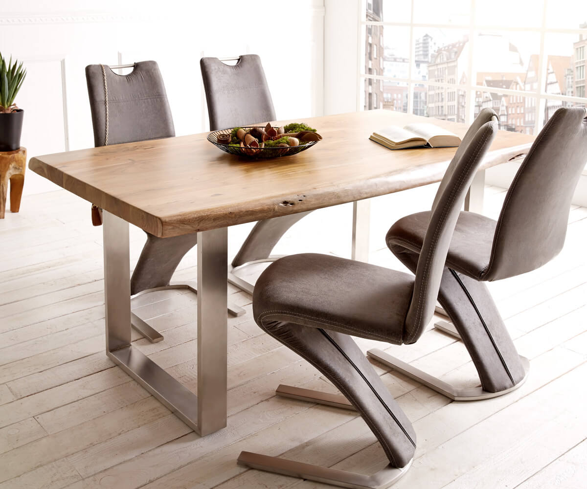 Blat stołu Edge 280x100 cm XL akacja naturalna 5