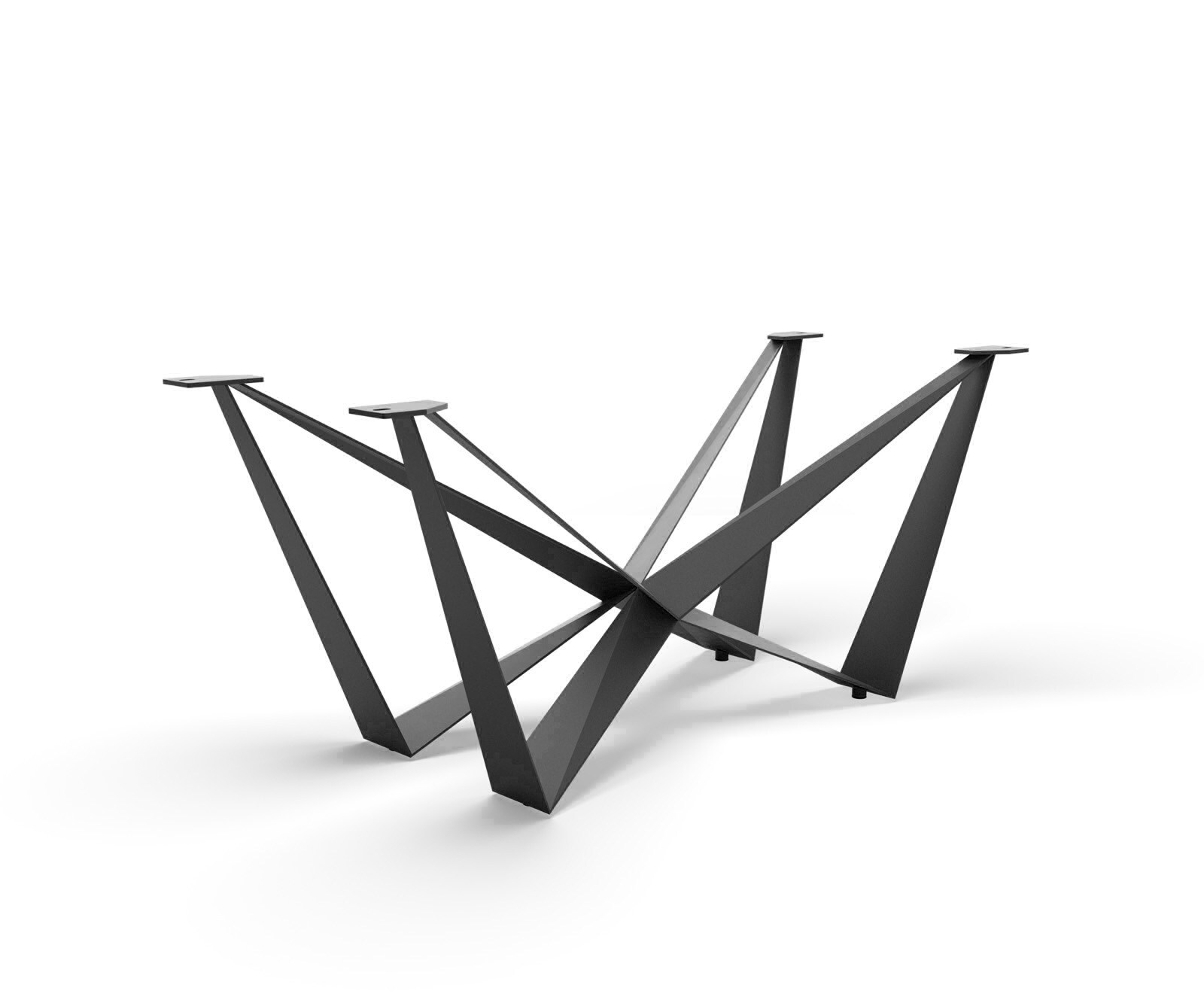 Rama stołu Spider metal czarny do blatów od 200cm