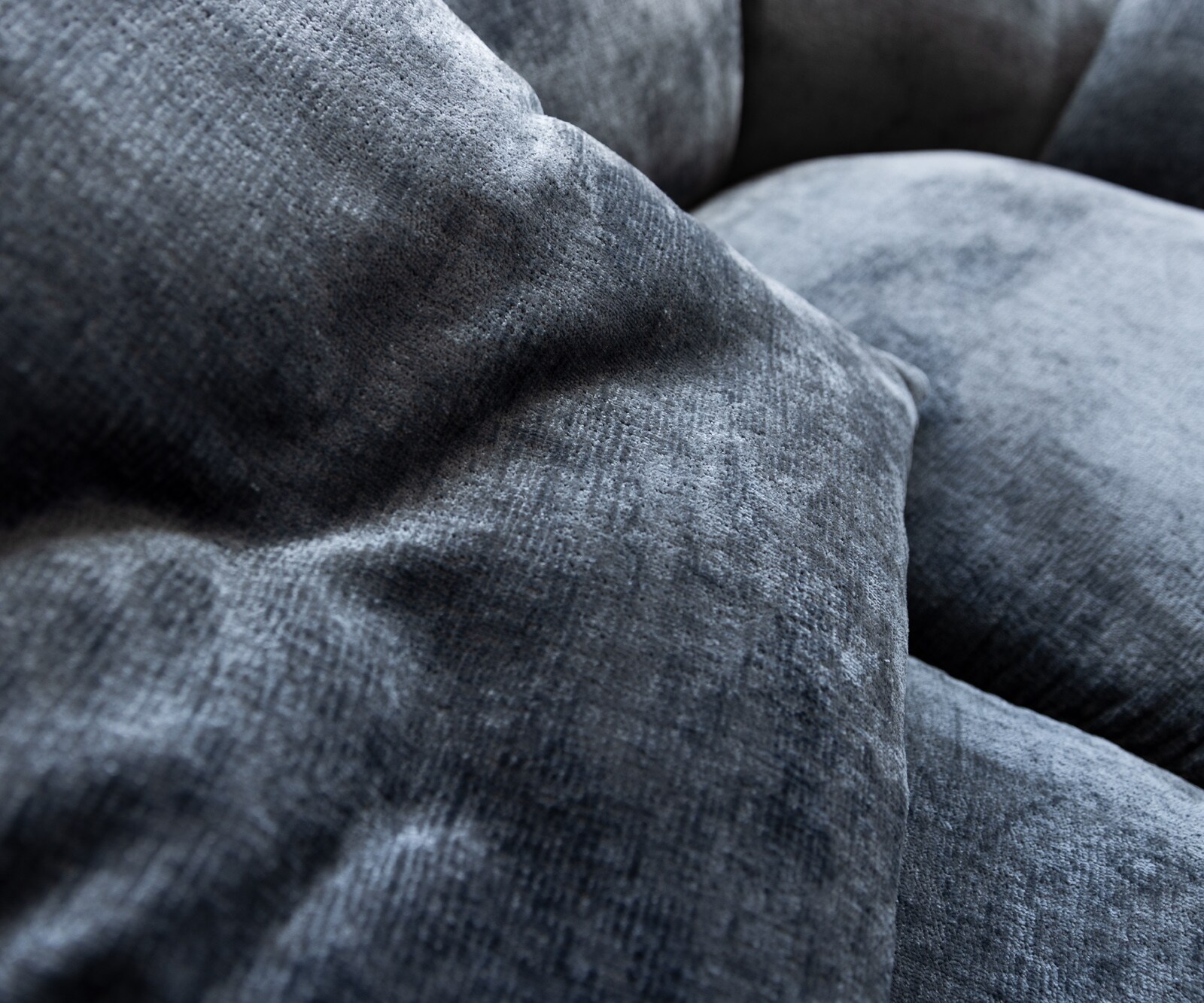 Sofa Lunna 360x175 cm szenil niebieski 2 poduszki 6