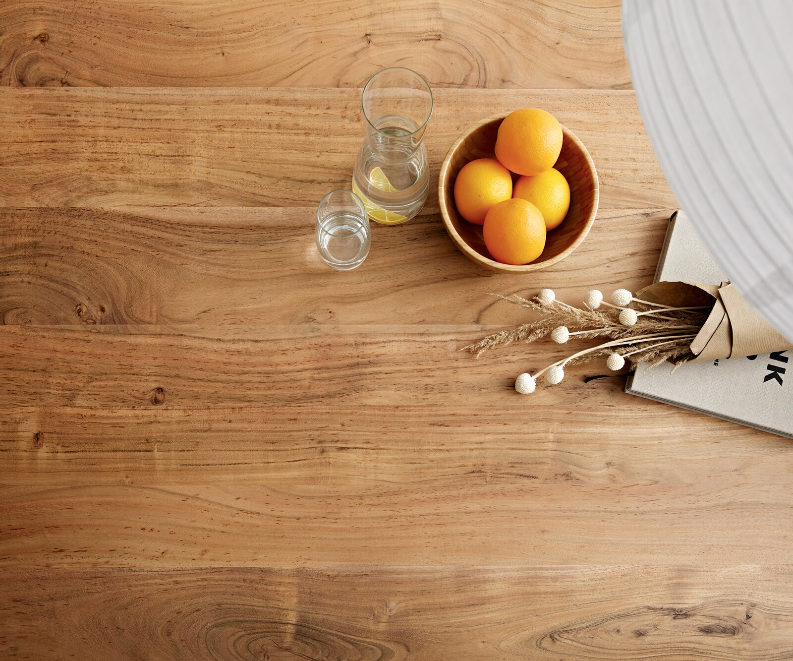 Stół do jadalni Edge 180x90cm XL akacja naturalna stal nierdzewna wąska rama live-edge 6