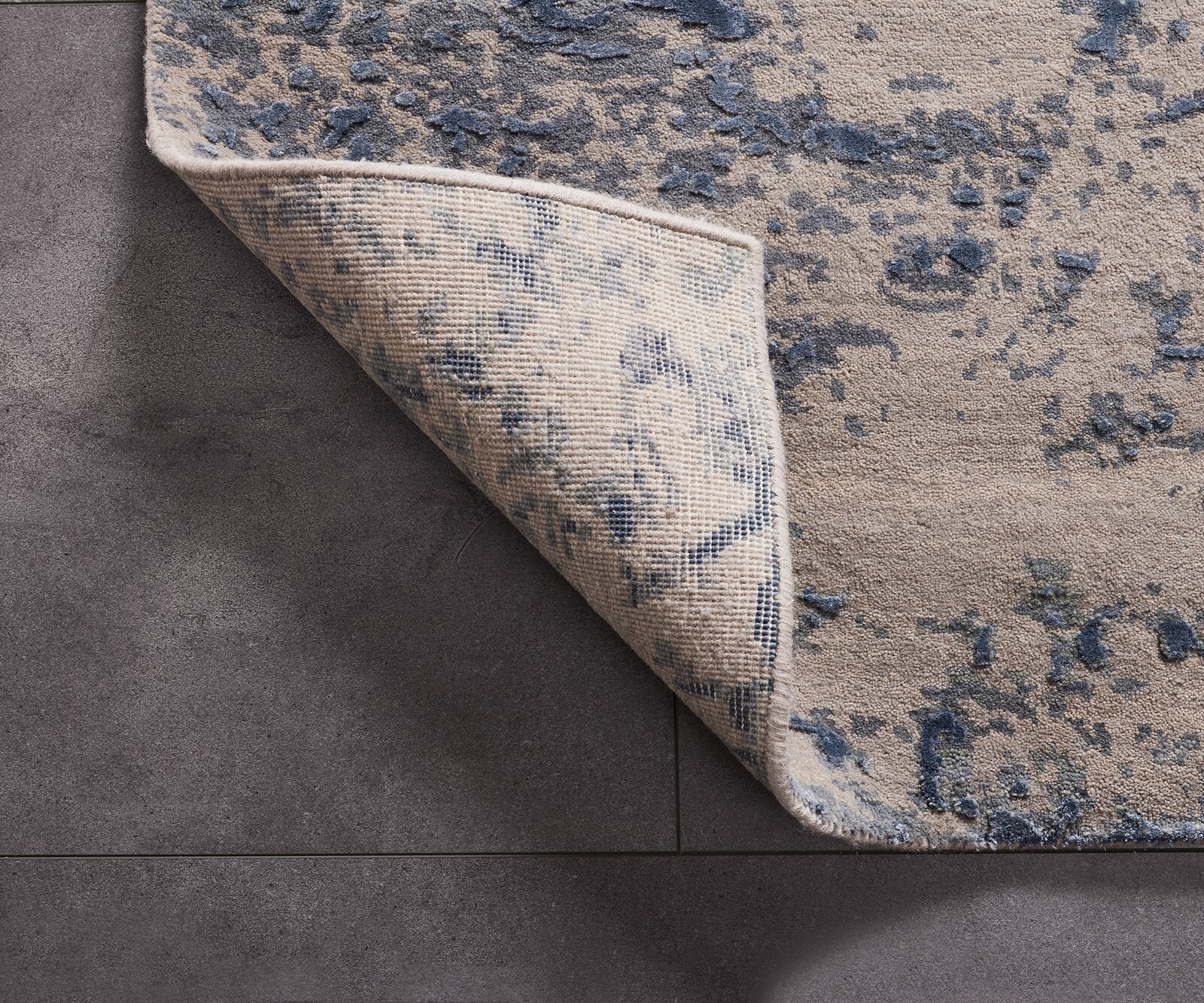 Dywan Project Error ESK-430 ręcznie tkany 360x450 cm szaro-brązowy/niebieski od Jaipur Rugs (V-075861) 4