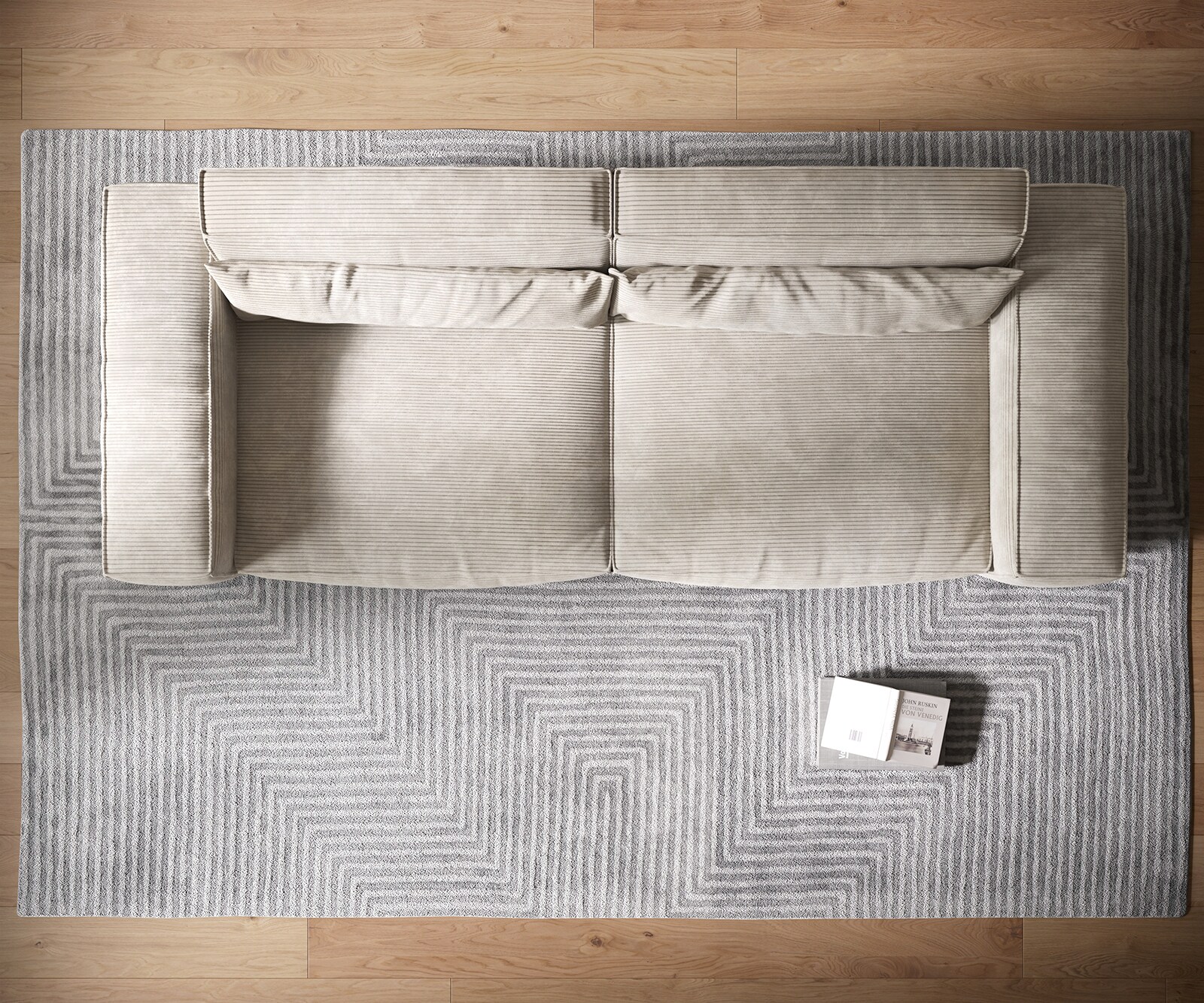 Sofa Sirpio XL 270x130cm sztruks beżowy 5
