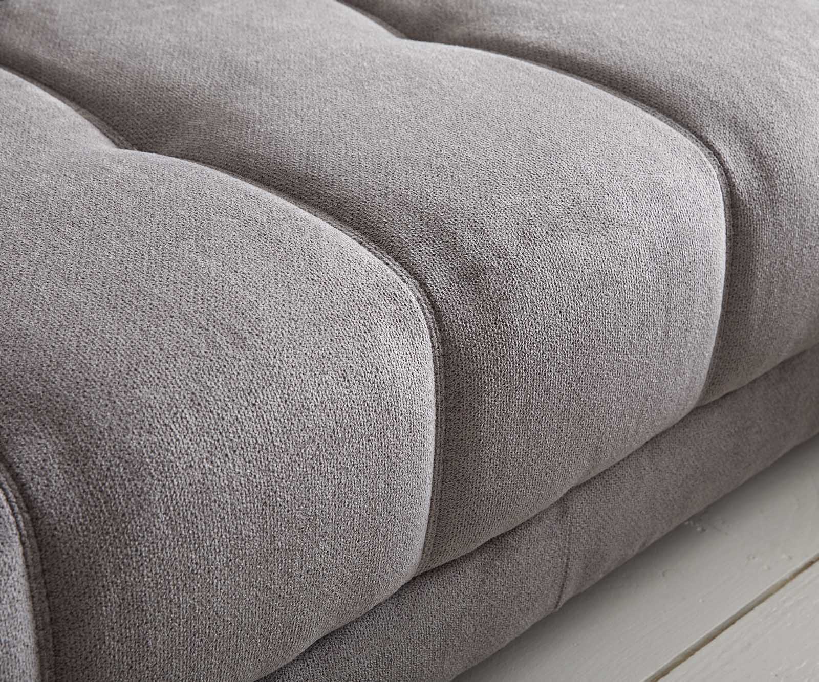Sofa narożna Josea 300x220 cm mikrofibra kamienny szary szezlong prawy 2