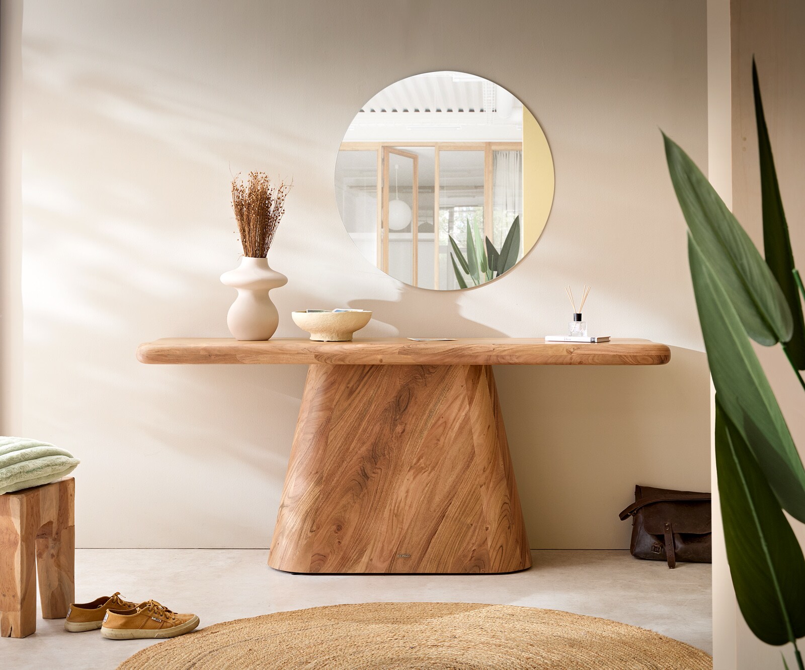 Konsola Suva 180x45 cm akacja naturalna 1