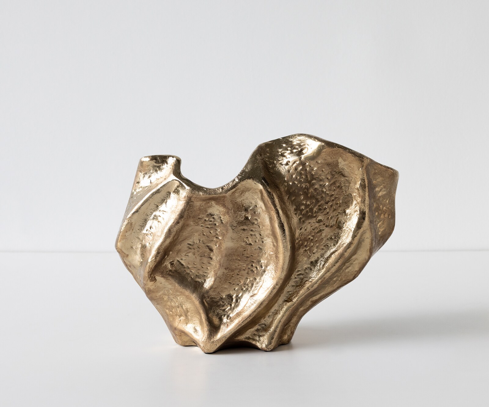 Misa Valena dł. 39 x szer. 17 x wys. 29 cm aluminium Champagner Ivory ręcznie robiona 1