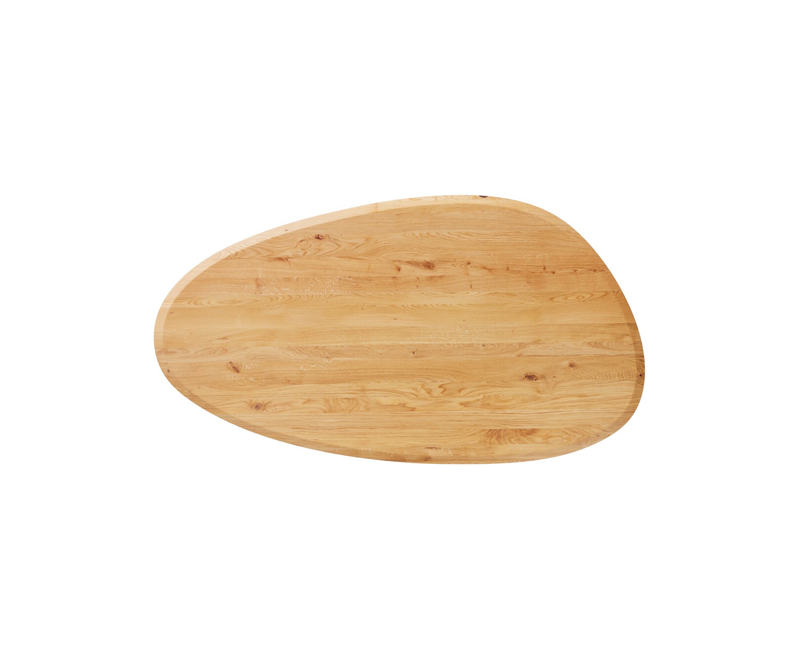 Blat stołu Edge 220x120x2,5 cm dąb naturalny kształt owalny 3