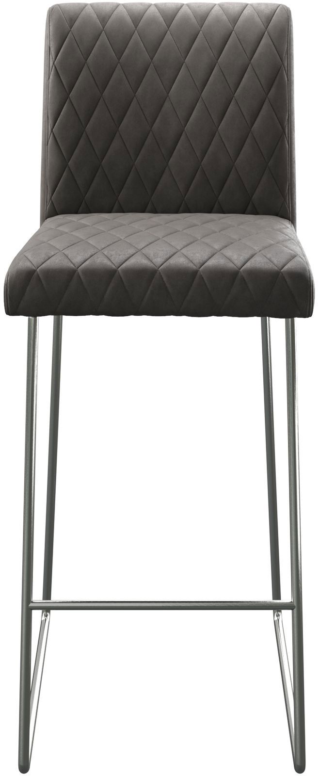 Hoker Earnest-Flex pikowany antracyt vintage podstawa trapezowa stal nierdzewna 4