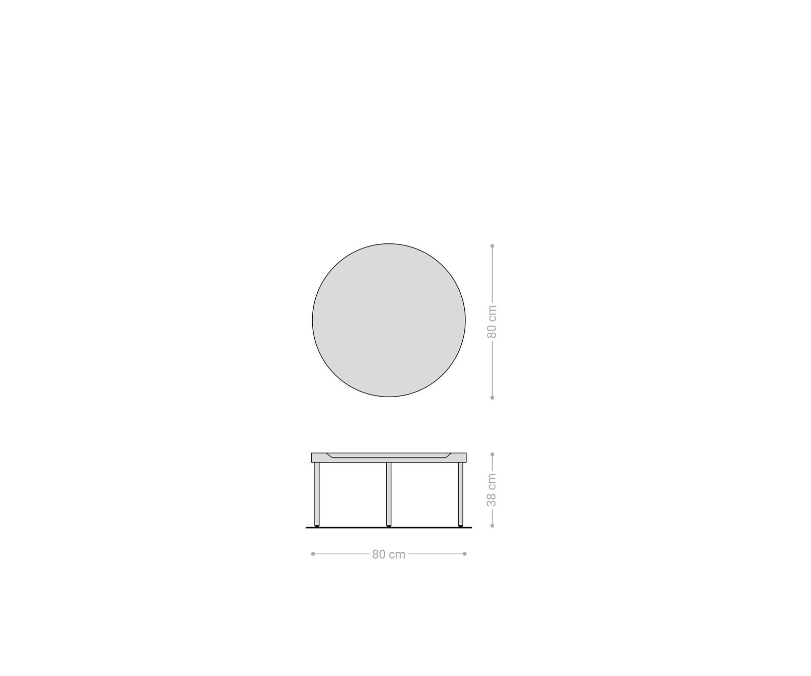 Stolik kawowy Torell 80x80 cm ceramika Laminam®Noir Desir brązowa podstawa czarna metalowa 8