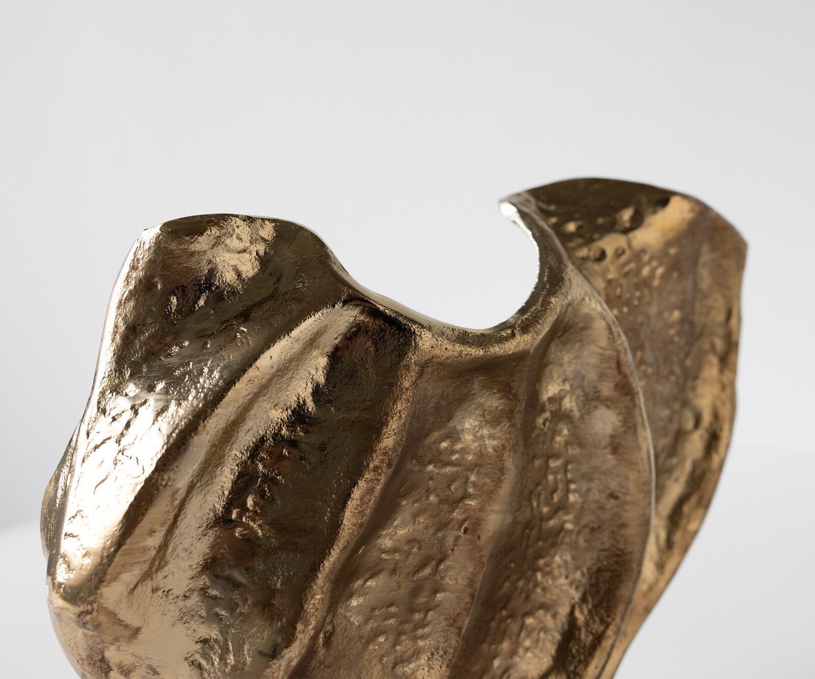 Misa Valena dł. 39 x szer. 17 x wys. 29 cm aluminium Champagner Ivory ręcznie robiona 5