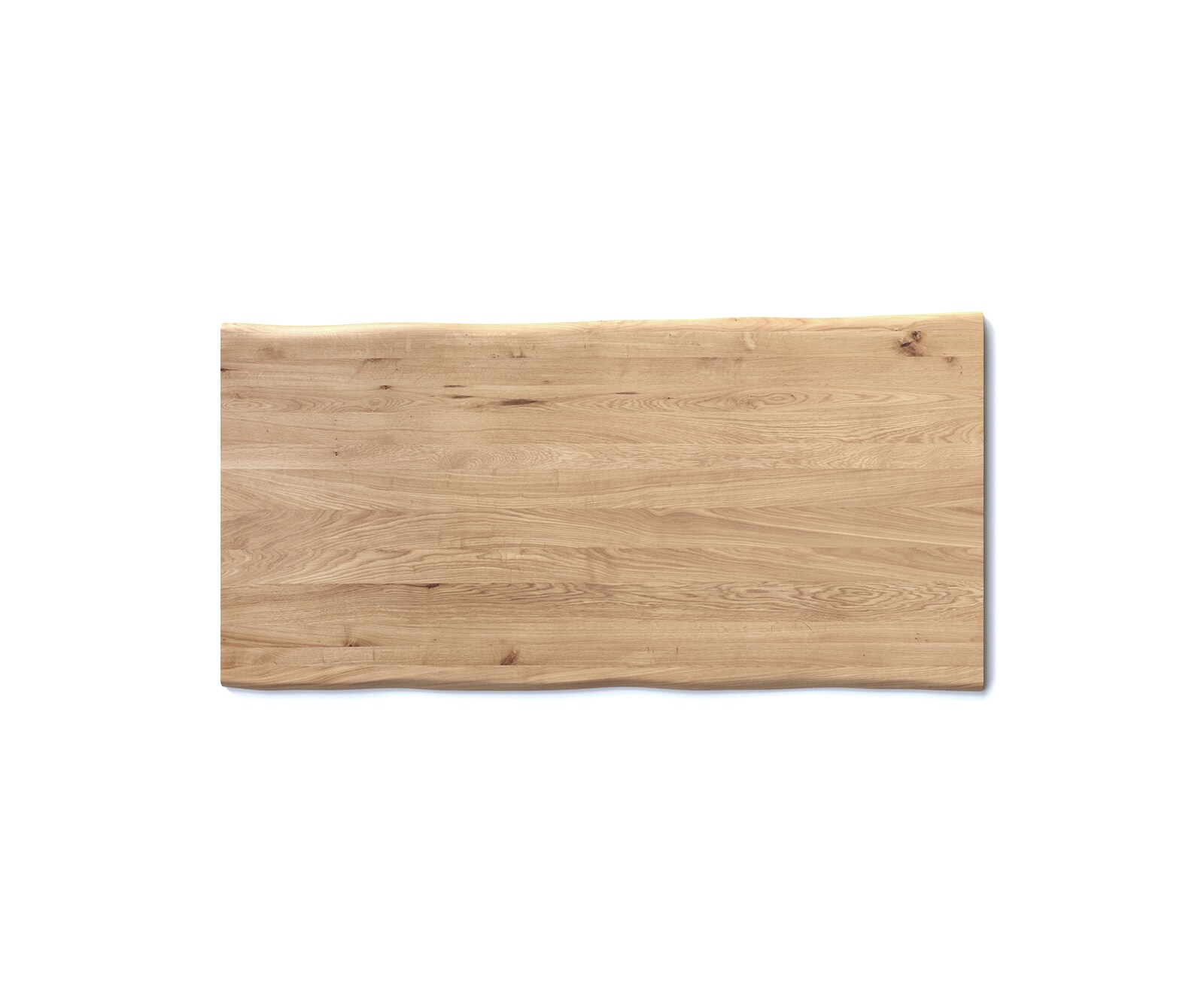 Blat stołu Edge 200x100x2,5-3 cm dąb naturalny live-edge 1