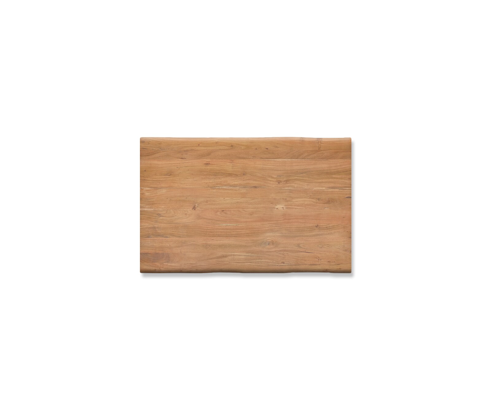 Stół do jadalni Edge 140x90cm XL akacja naturalna szklana rama live-edge 3