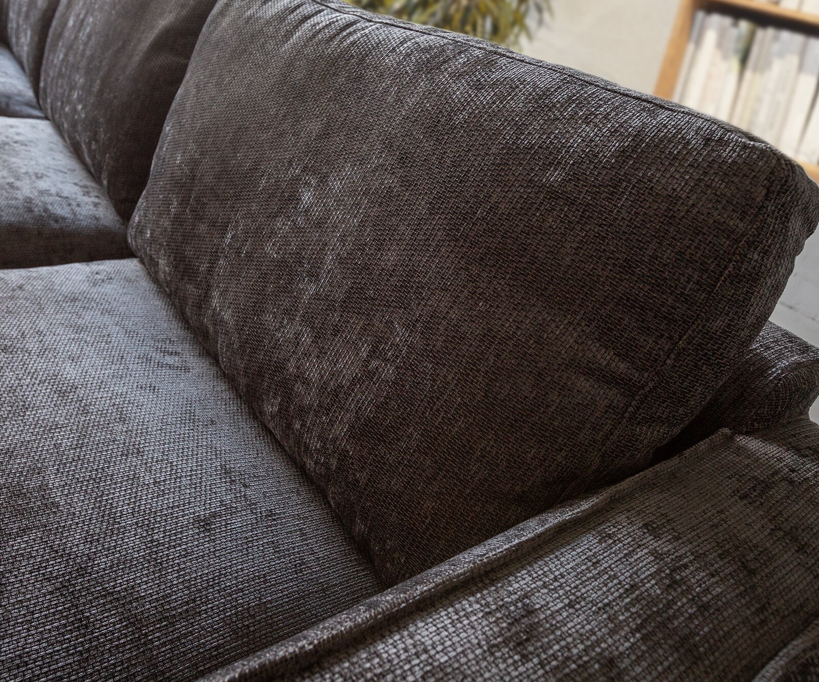 Sofa narożna Sottil 290 x 165cm szenil antracytowy szezlong lewy 3
