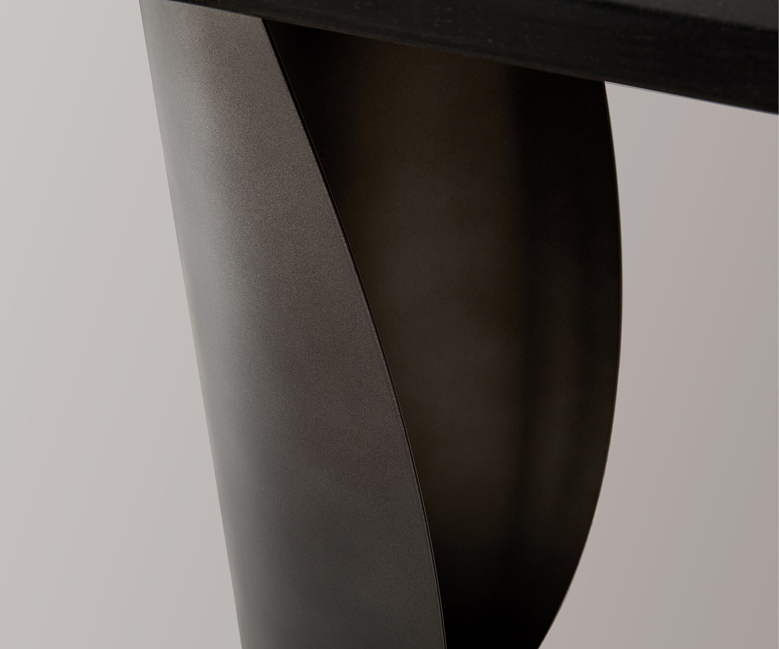 Konsola Solena 135 x 40 cm marmur czarny metal czarny wykończenie Black Antique 4