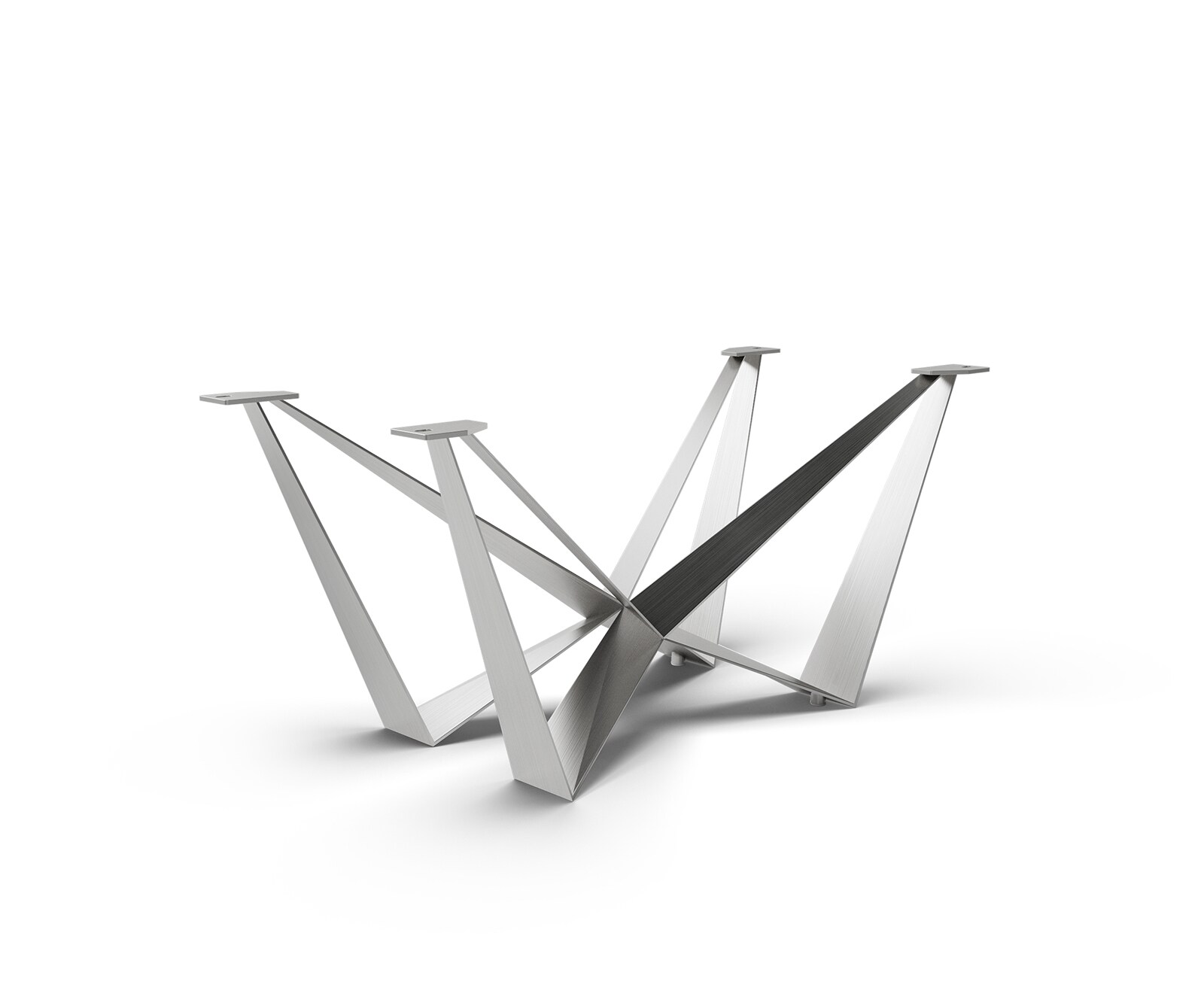 Rama stołu Spider metal czarny do blatów od 200cm 2