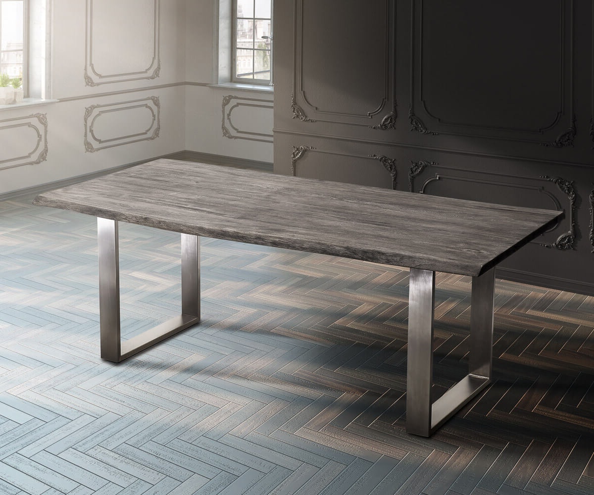 Blat stołu Edge 260x100 cm akacja platynowa live-edge 4