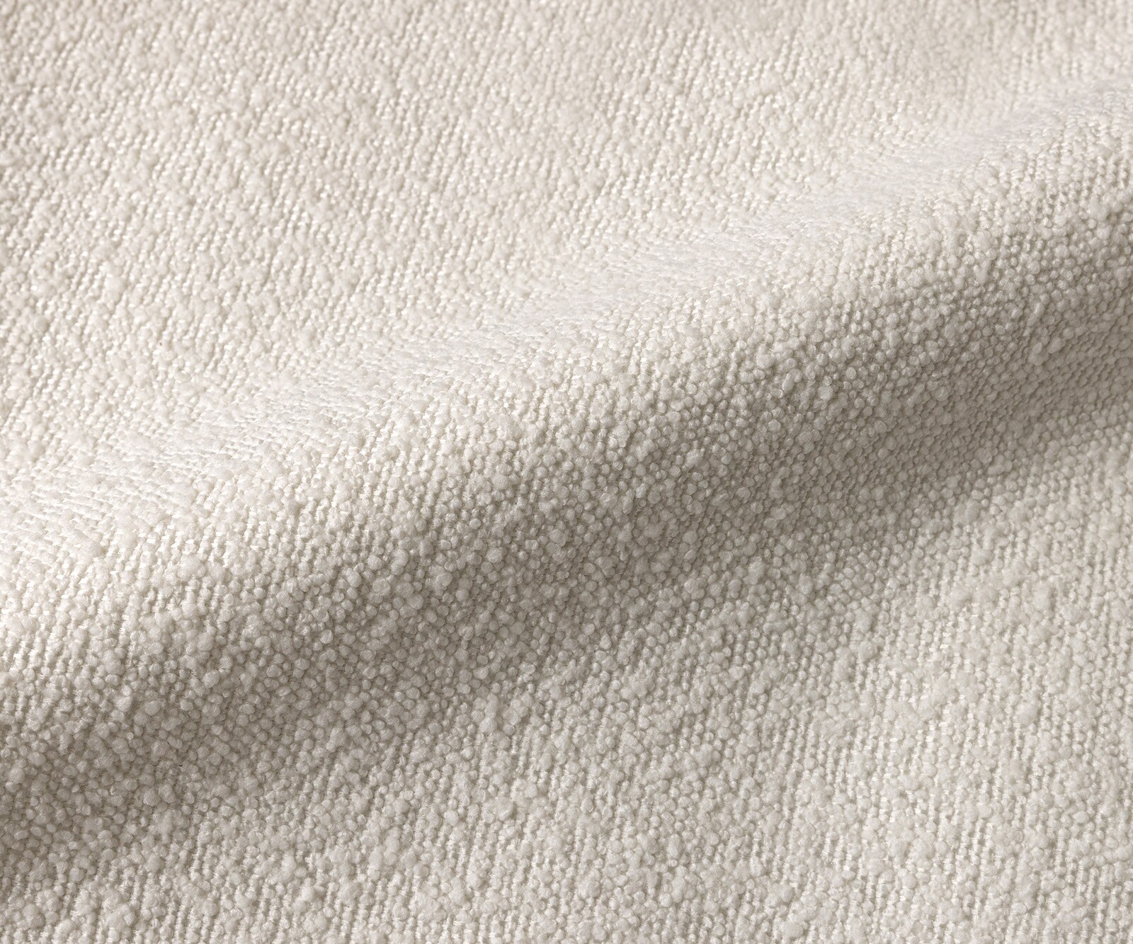 Rama łóżka tapicerowanego Coperti 180x200 cm bouclé kremowo-biały 2