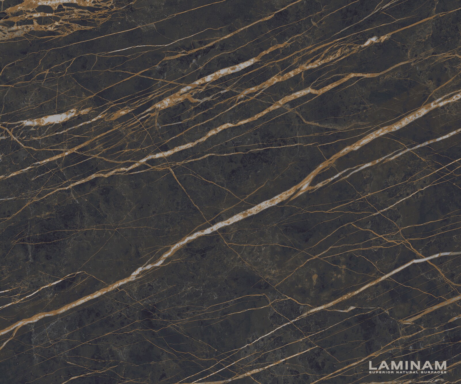 Stolik kawowy Edge okrągły 90x90 cm ceramika Laminam® Noir Desir brązowy Conis srebrny metaliczny 3