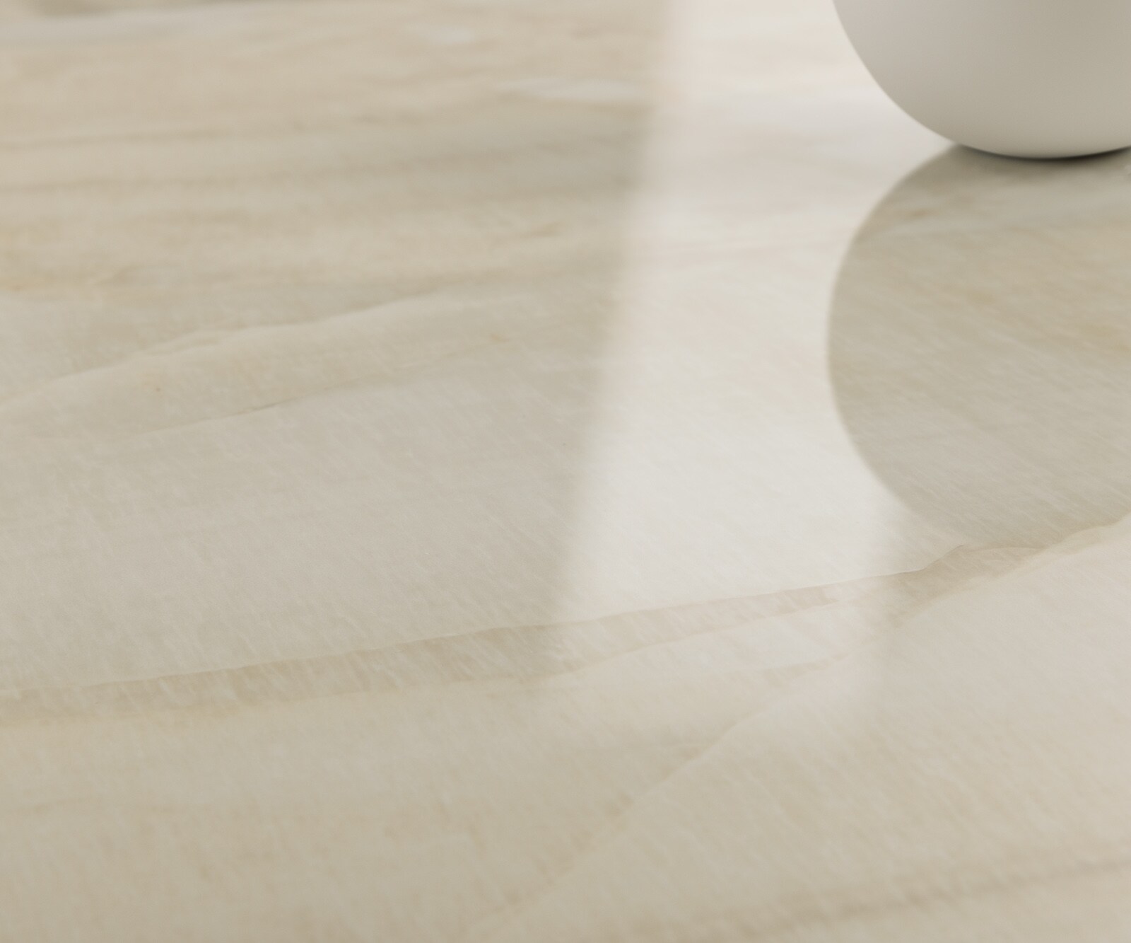 Stół do jadalni Edge owalny 220x120cm ceramika Iris FMG Onice Oro rama Zenthara stal nierdzewna 5