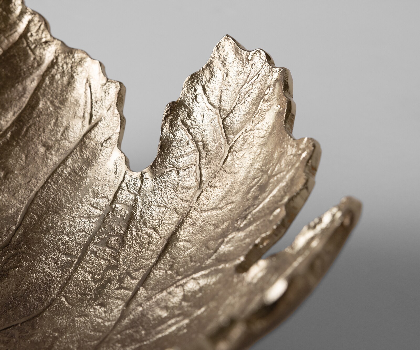 Misa Folia dł. 41 x szer. 38 x wys. 12 cm aluminium Champagner ręcznie robiona 5