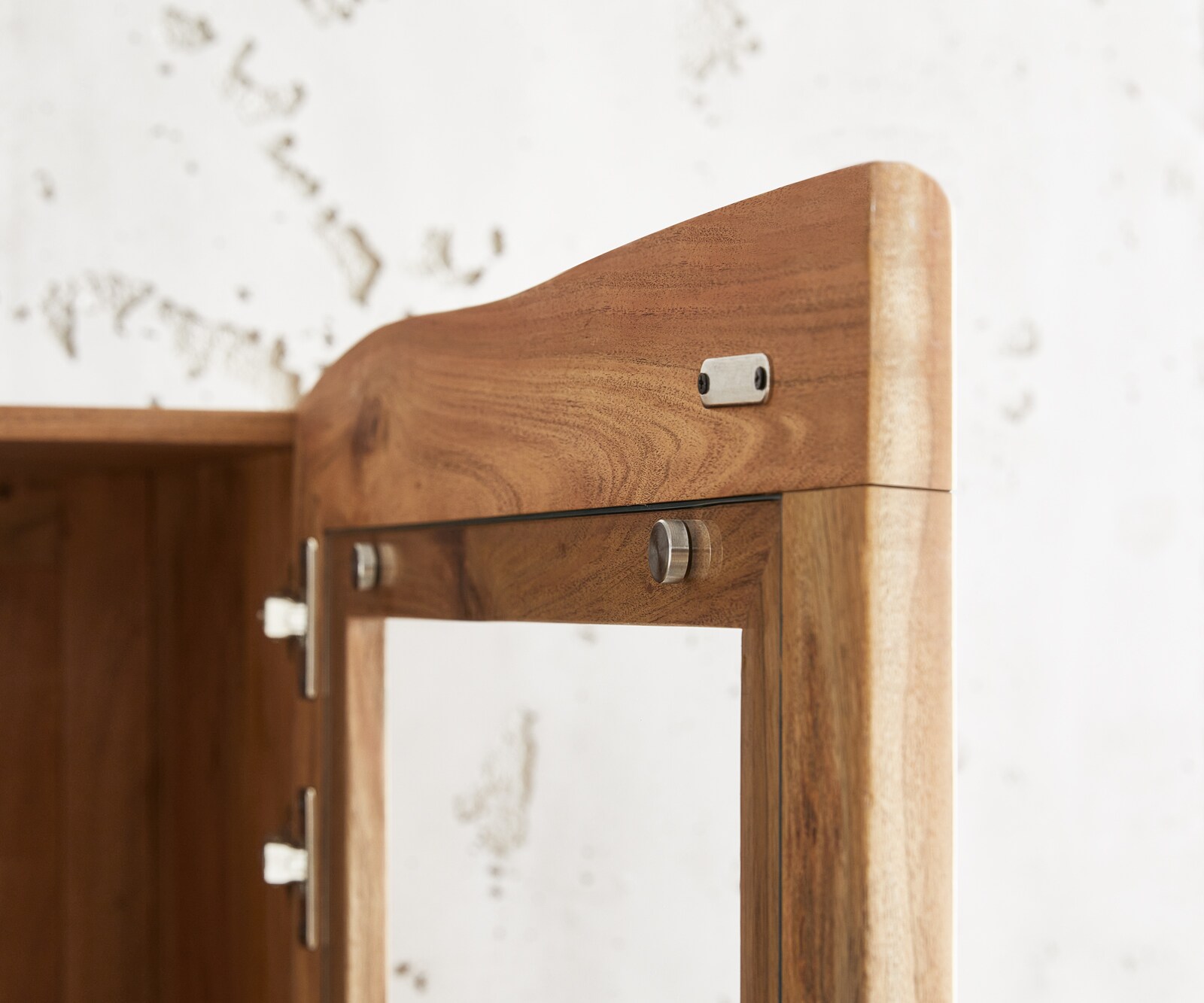 Witryna Live-Edge 60x190cm akacja naturalna live-edge 1 drzwi 2 szuflady 5