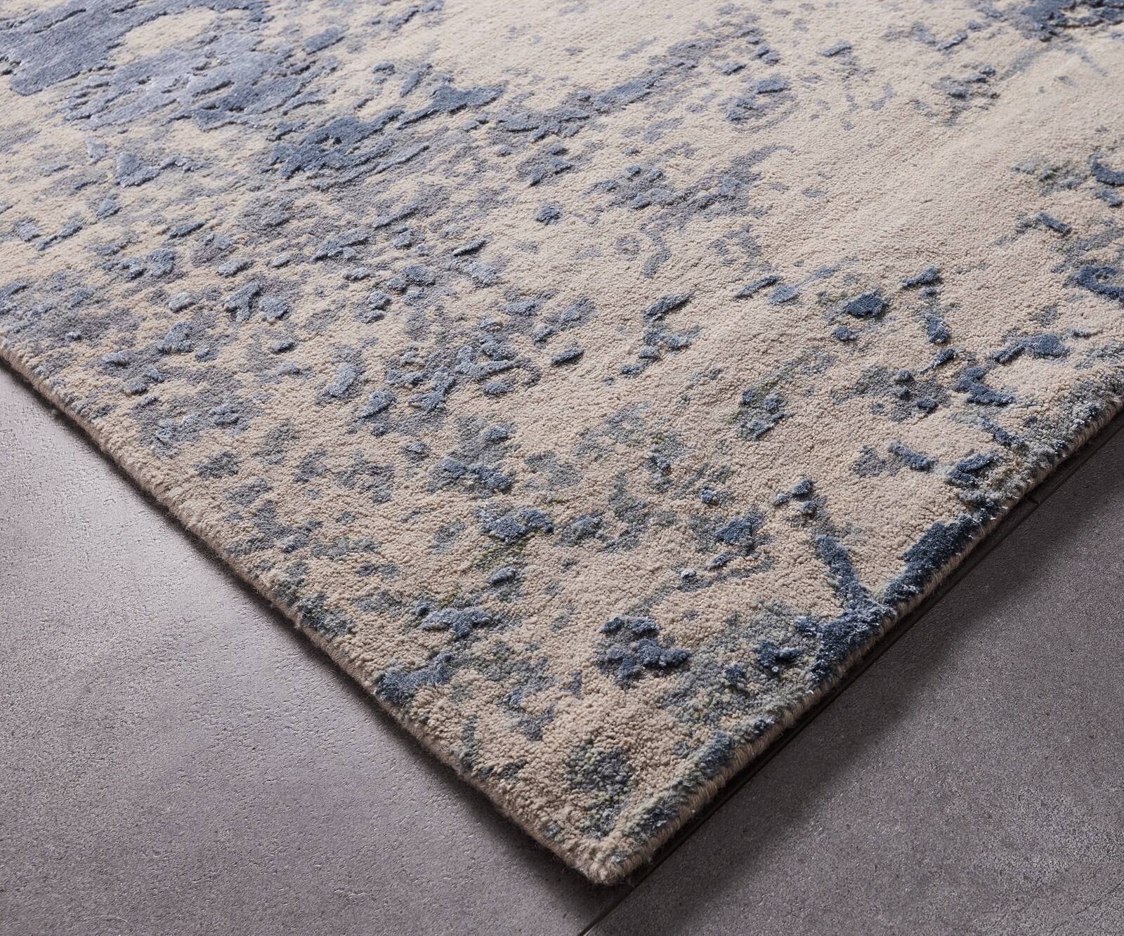 Dywan Project Error ESK-430 ręcznie tkany 360x450 cm szaro-brązowy/niebieski od Jaipur Rugs (V-075861) 1