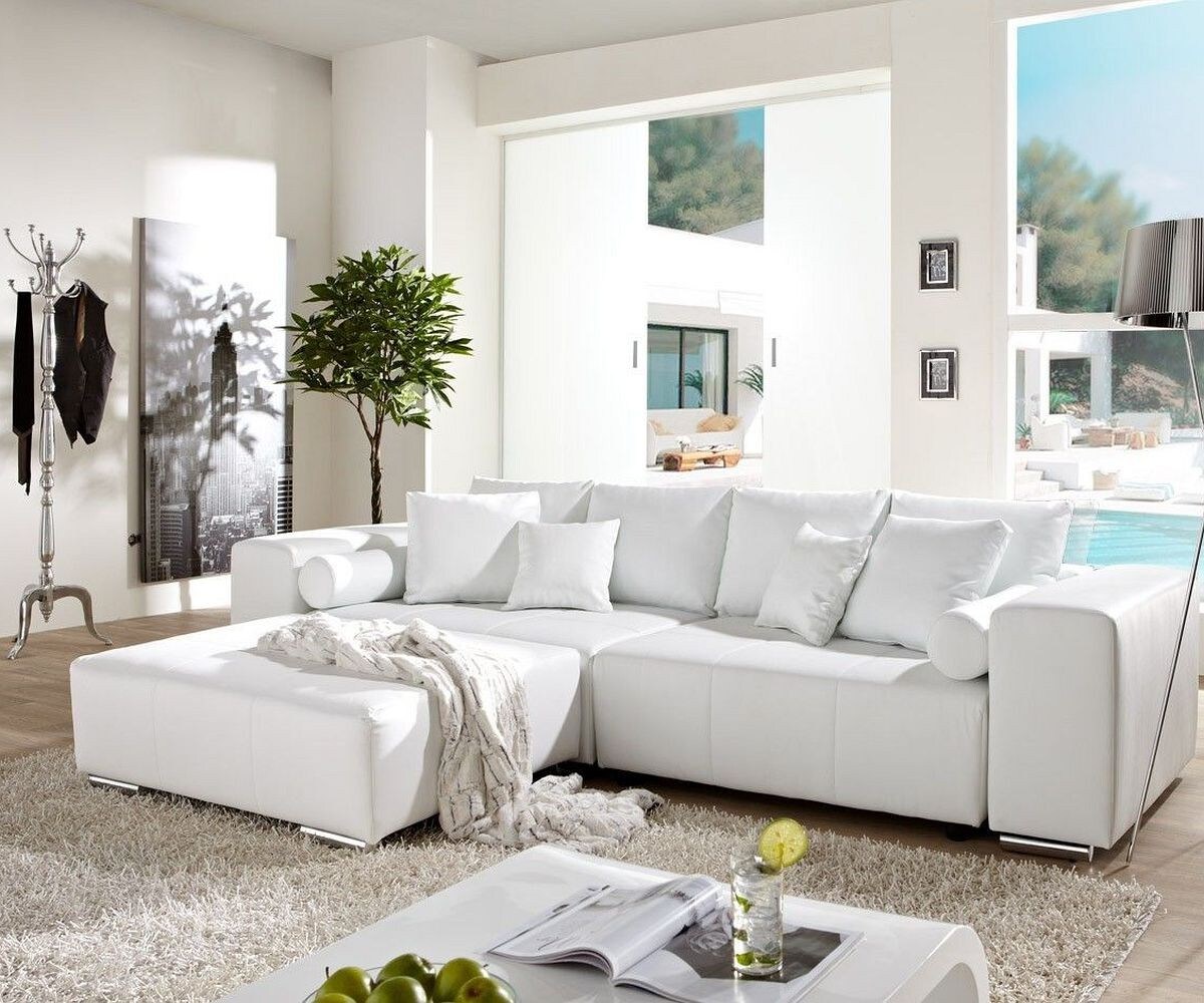 Sofa Marbeya XL 290x110 cm biały z funkcją spania 1