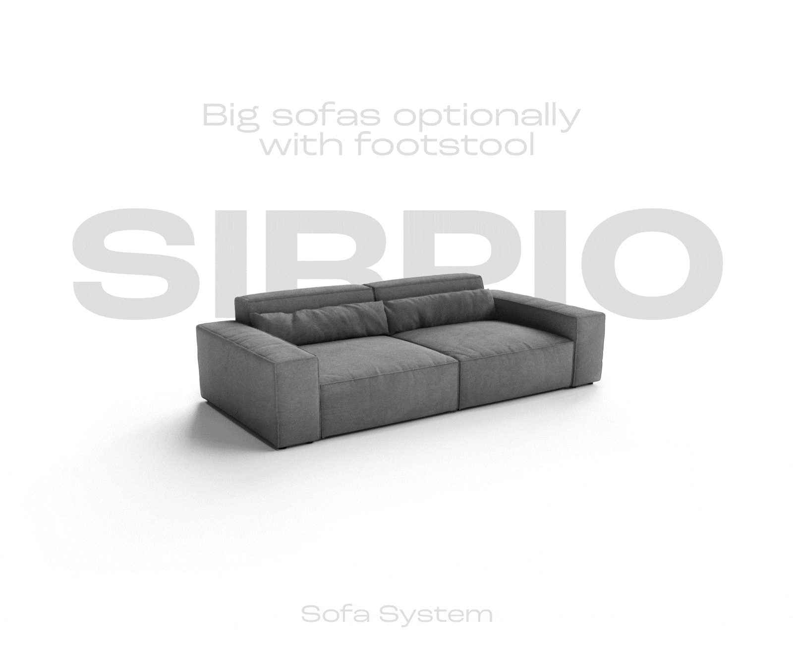 Sofa narożna Sirpio XL 370x170cm sztruks srebrno-szary szezlong z możliwością zmiennego ustawienia 5