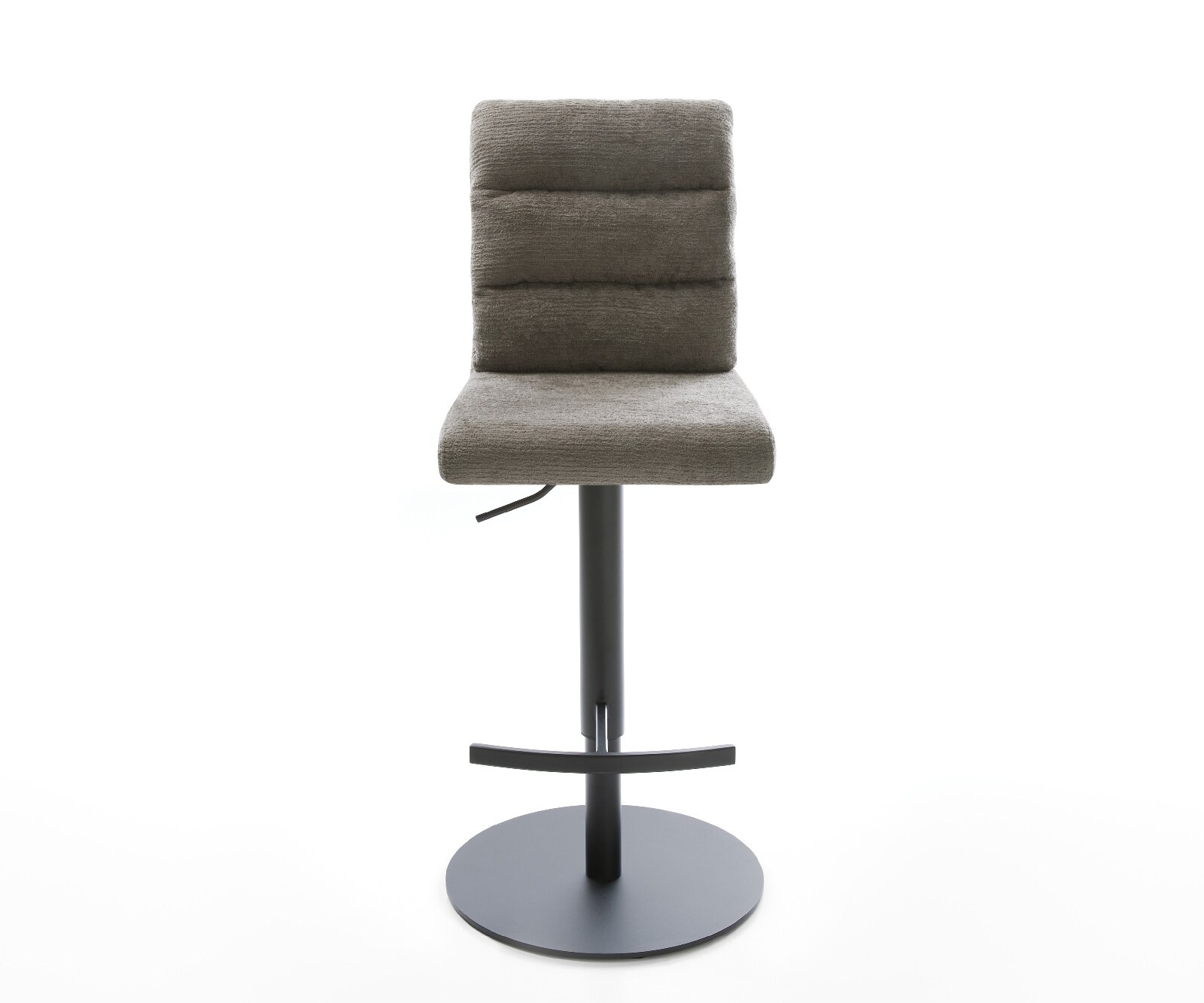 Hoker Pela-Flex bouclé kolor ziemisty rama obracana metal czarny 2