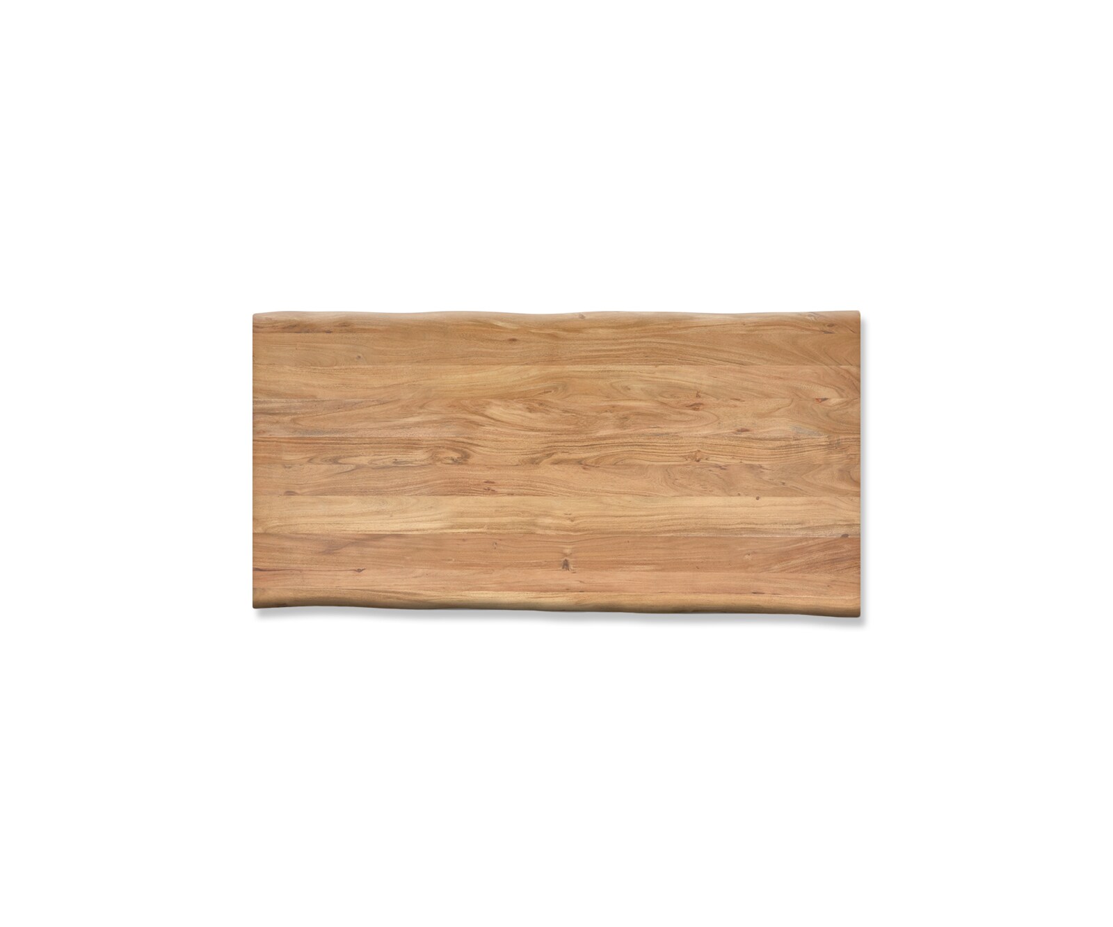 Stół do jadalni Edge 180x90cm XL akacja naturalna metal wąska rama czarne live-edge 3
