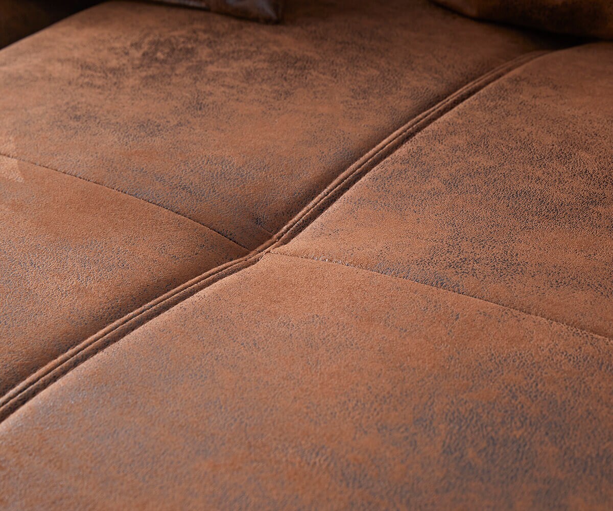 Sofa narożna Violetta 300x220 cm skóra ekologiczna brązowa z możliwością zmiennego montażu 4