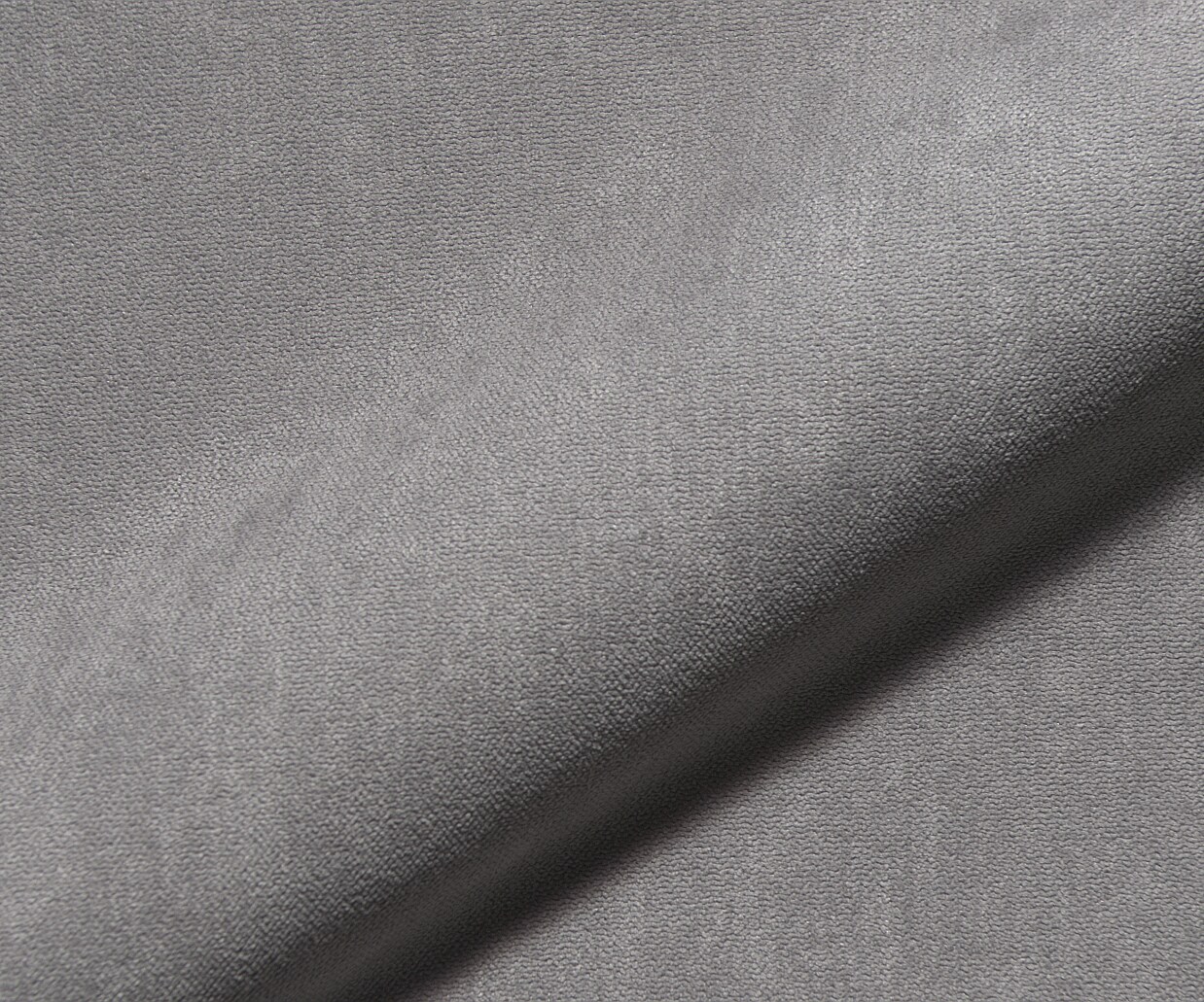 Łóżko kontynentalne Dream-Well 160x200 cm mikrofibra szara z materacem i topperem 2
