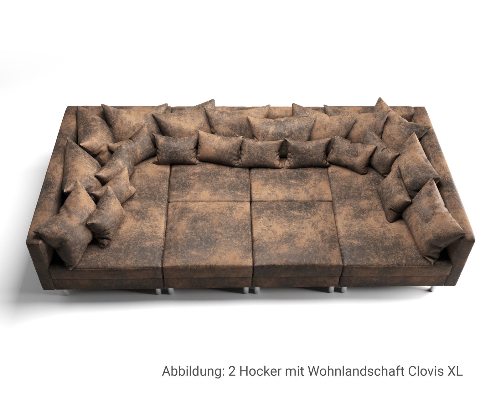 Hoker Clovis 98x83cm brązowy antyczny 8