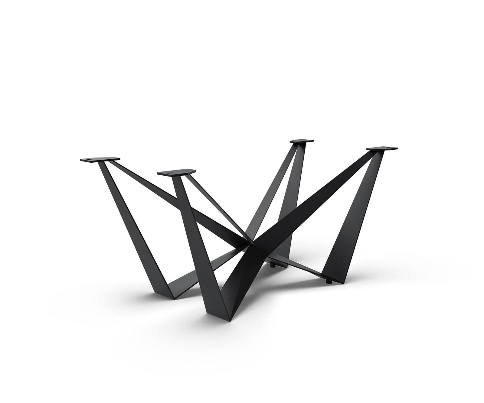 Rama stołu Spider metal czarny do blatów od 200cm 1
